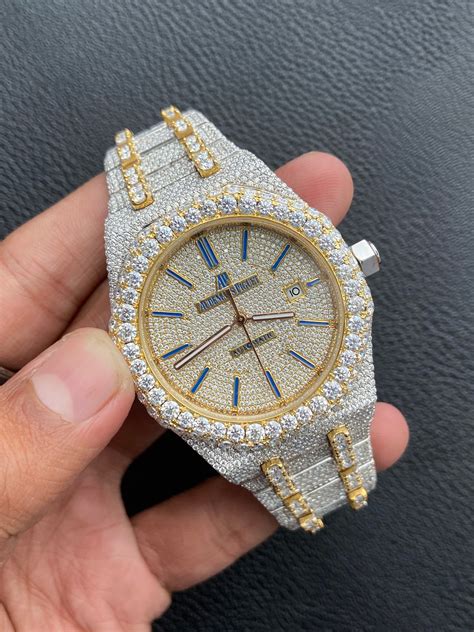 fake iced watch|iced out watch real.